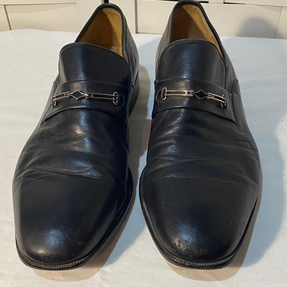 Magnanni Men\'s Black Leather Loafers main image 5